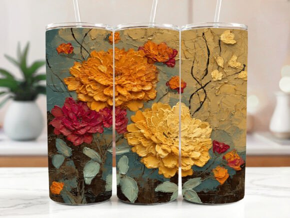Download Yellow Orange Daisy Marigold Watercolor - Gold Collection