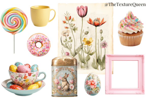 Download Realistic Cute Easter Clipart Stickers - Stickers Collection